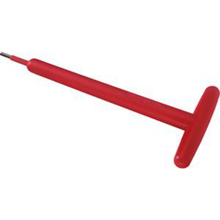 Geisoleerde T-sleutel binnenzeskant extra lang 10mm 1kV