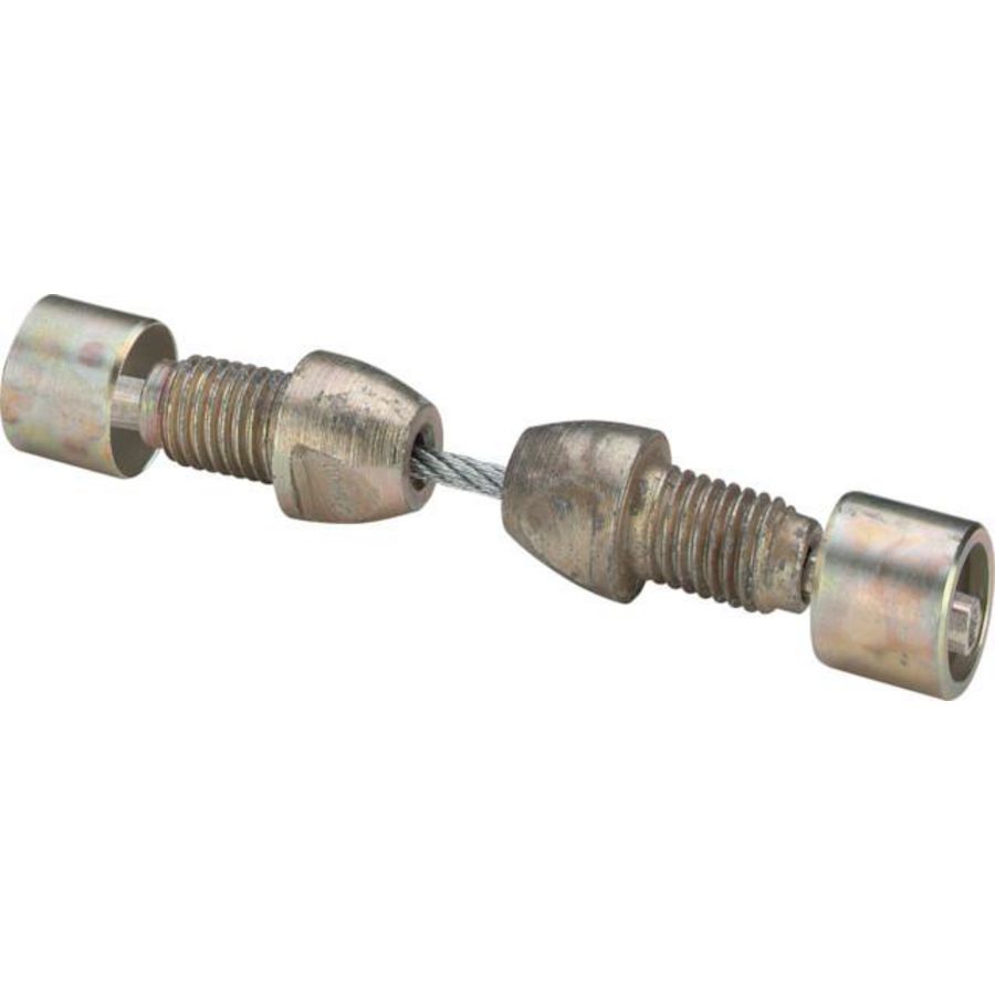 Trekkoppeling 12x1,3 staal/blank