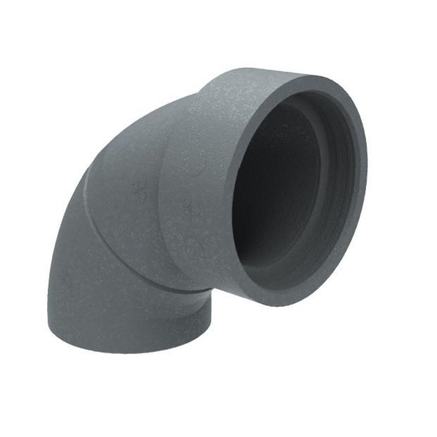 Bocht geisoleerd 90° DucoFlex Star met koppelstuk Ø200mm
