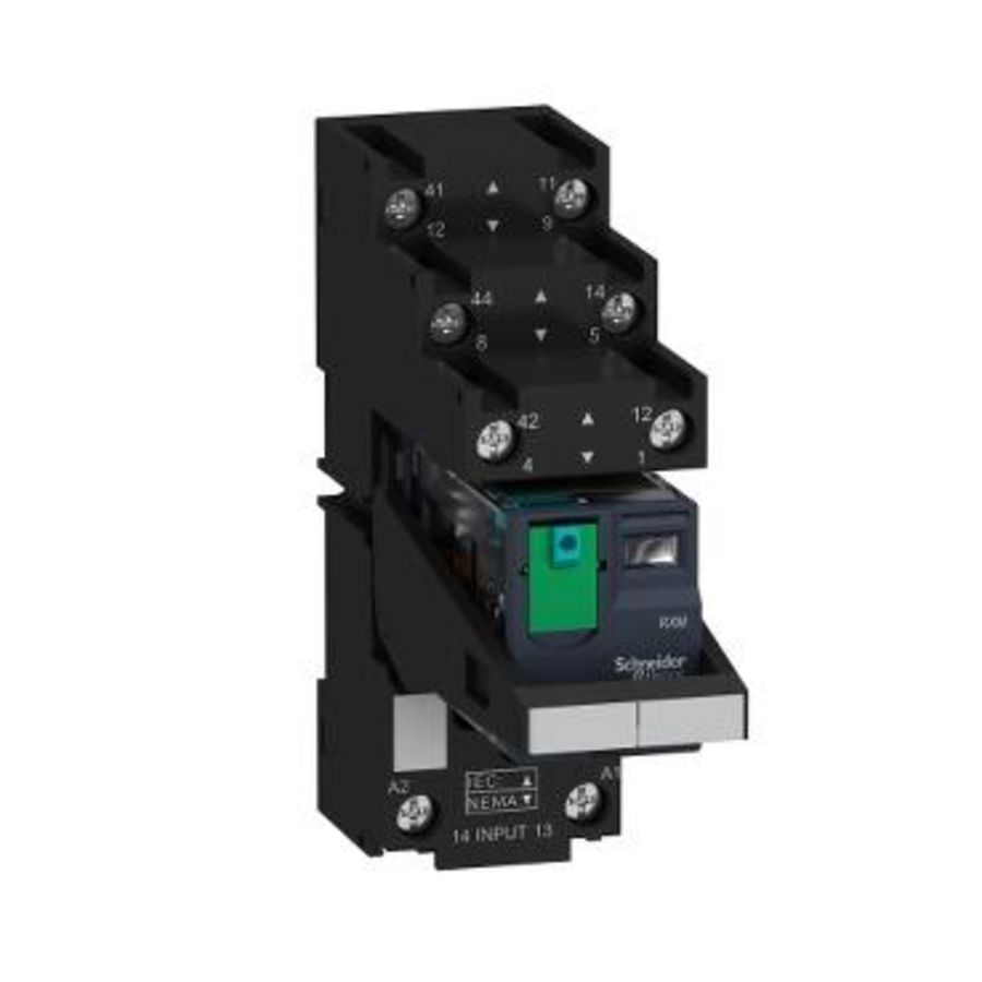 Miniature plug-in relay pre-assembled 12 A 2 CO VVE=30