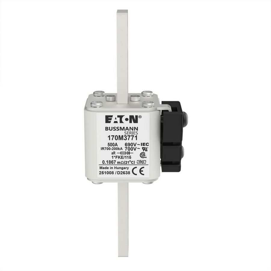 Zekering h. snelheid 500A AC 690V 200kA compact 1 45x VVE=2