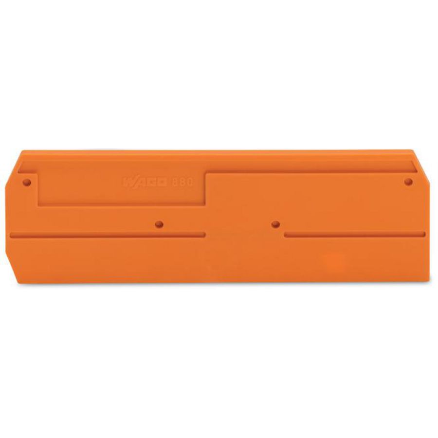 Afsluit-+tussenplaat 2,5mm oranje 880-346 VVE=25