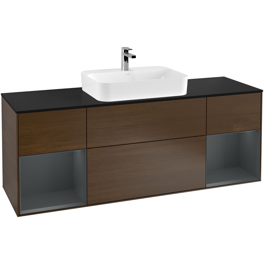 Wastafelonderkast Finion 1600x603x501mm W.Veneer F452HGGN