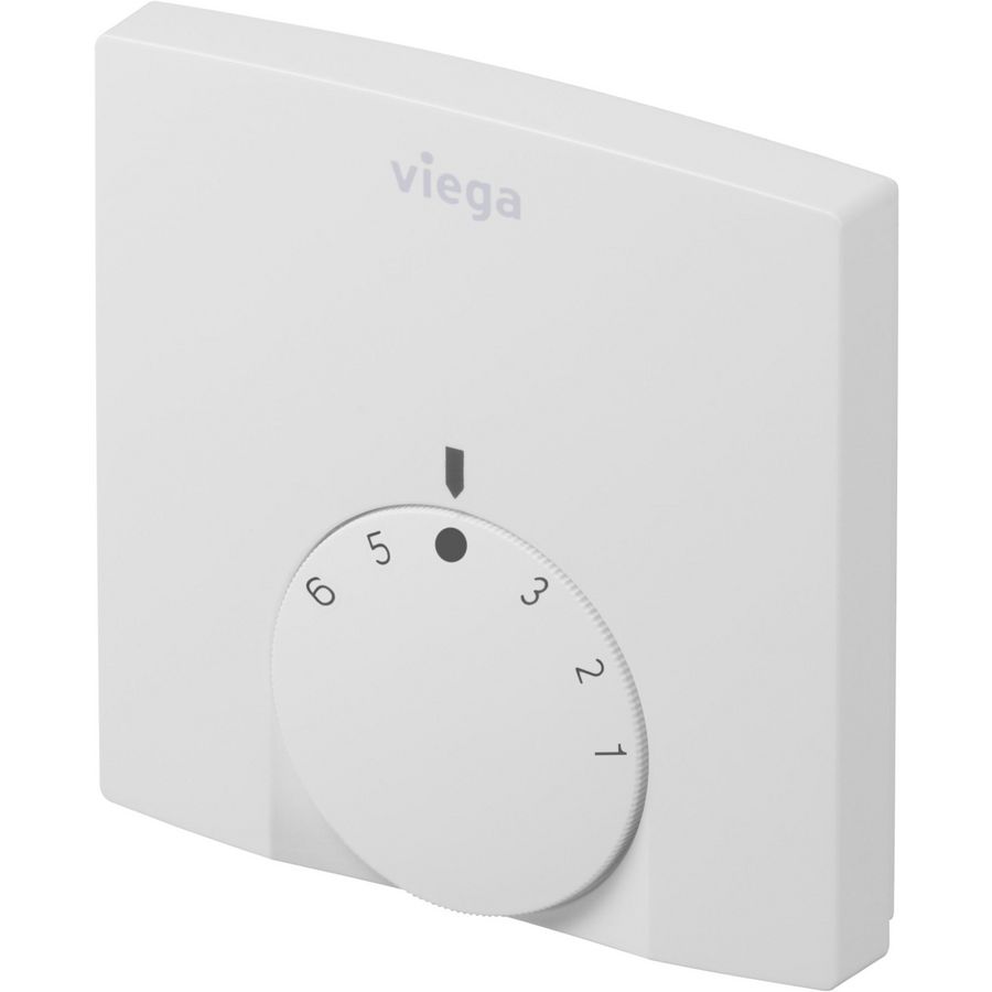 Kamerthermostaat 230 V kunststof/wit