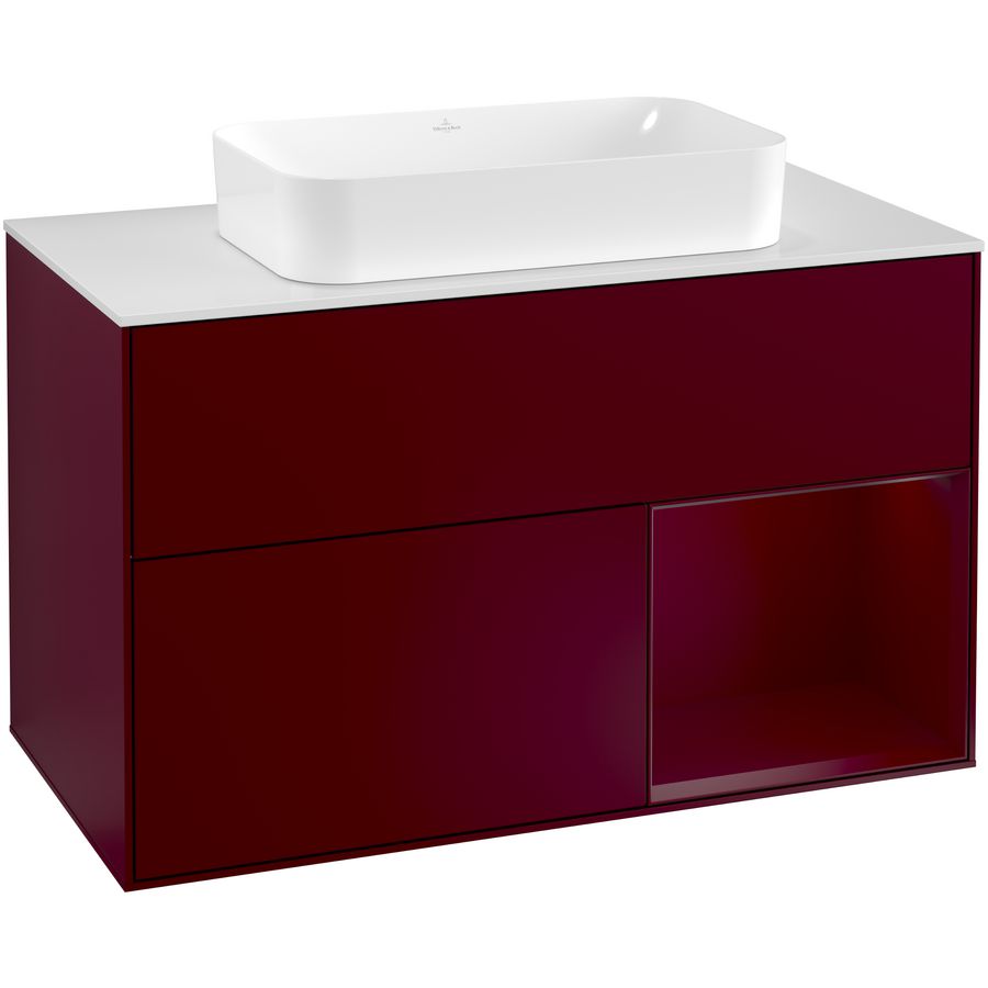 Wastafelonderkast Finion 1000x603x501mm Peony Matt Lacquer G251HBHB
