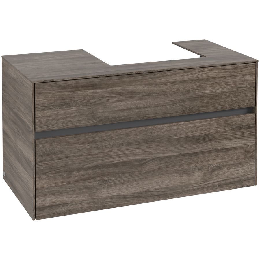Wastafelonderkast Collaro 1000x548x500mm Stone Oak C01500RK
