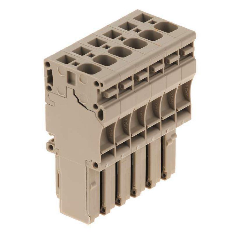 Plug (terminal) d.beige 4mm2 32 A 80 1855030000 VVE=20