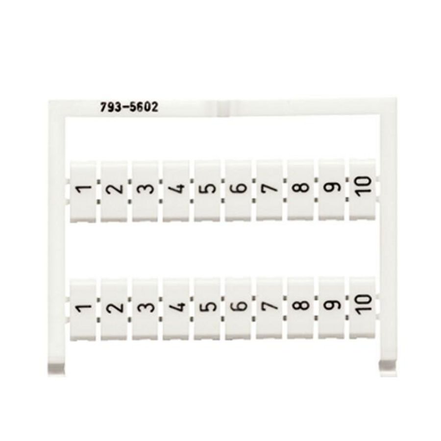 WMB-markeringskaart als kaart bedrukt wit 793-5602 VVE=5