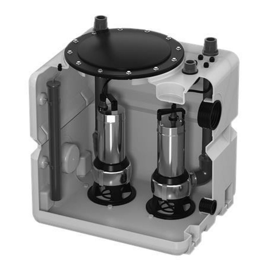 Afvalwaterpompunit DUOLIFT.270.50 APB tank incl. pijpset