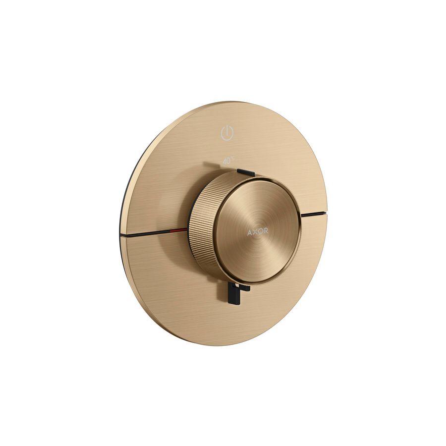 Thermafbouwdeel 1F rond Brushed Bronze ShowerSelect ID