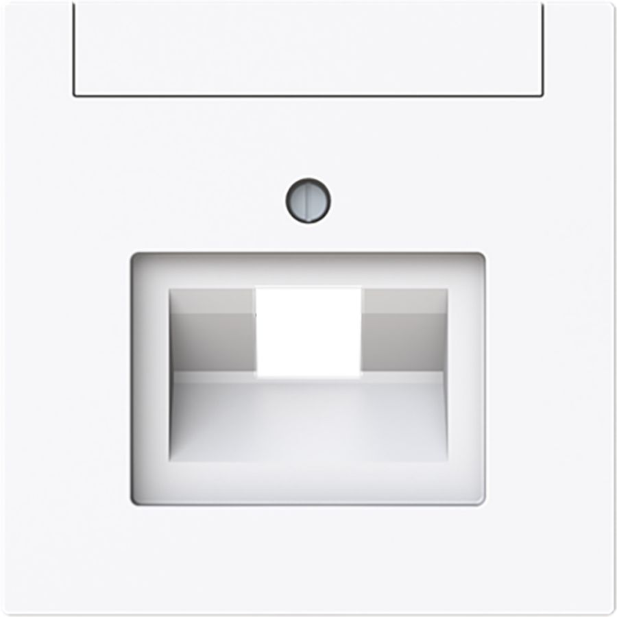 Centraalplaat voor datadoos 1 x RJ45 art-wit (1803-44G)