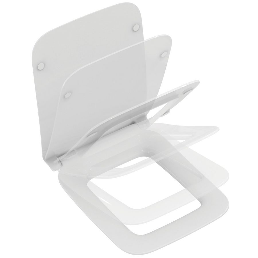 Strada II closetzitting wit softclose met deksel