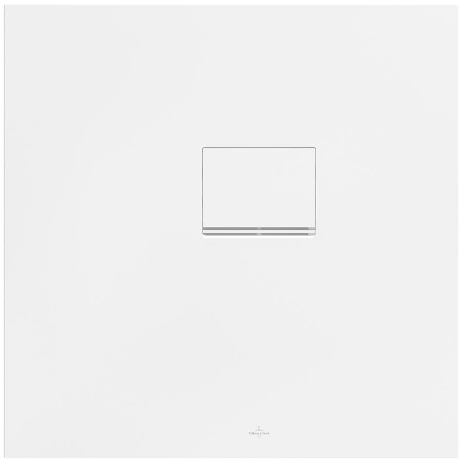 Douchebak Squaro Inf. hoekinb. RE 800x800mm Quaryl stone wh.
