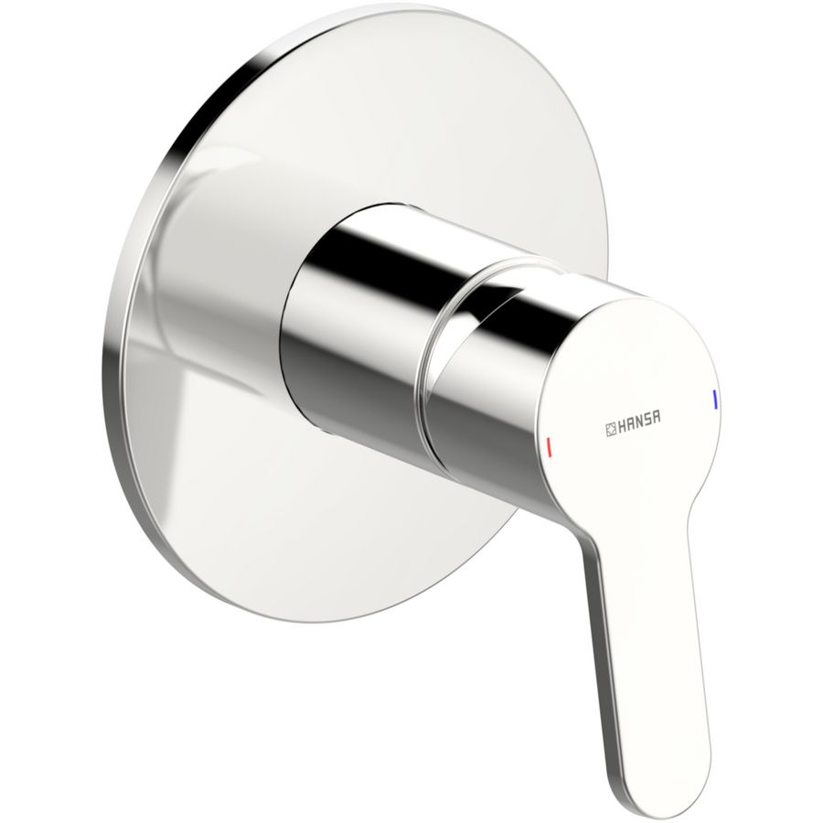 Afbouwset 1-hendel mengkraan zonder  omstel. rozet D. 130mm HANSAPRIMO