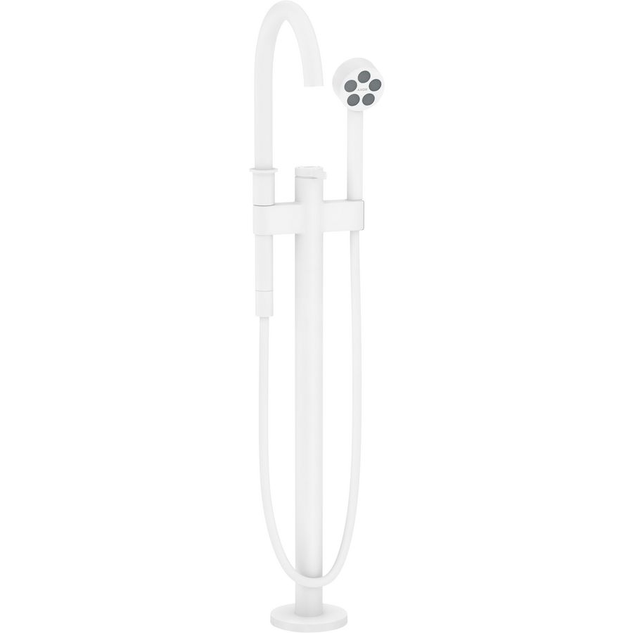 AXOR One 1-hendel staande badmengkraan mat wit