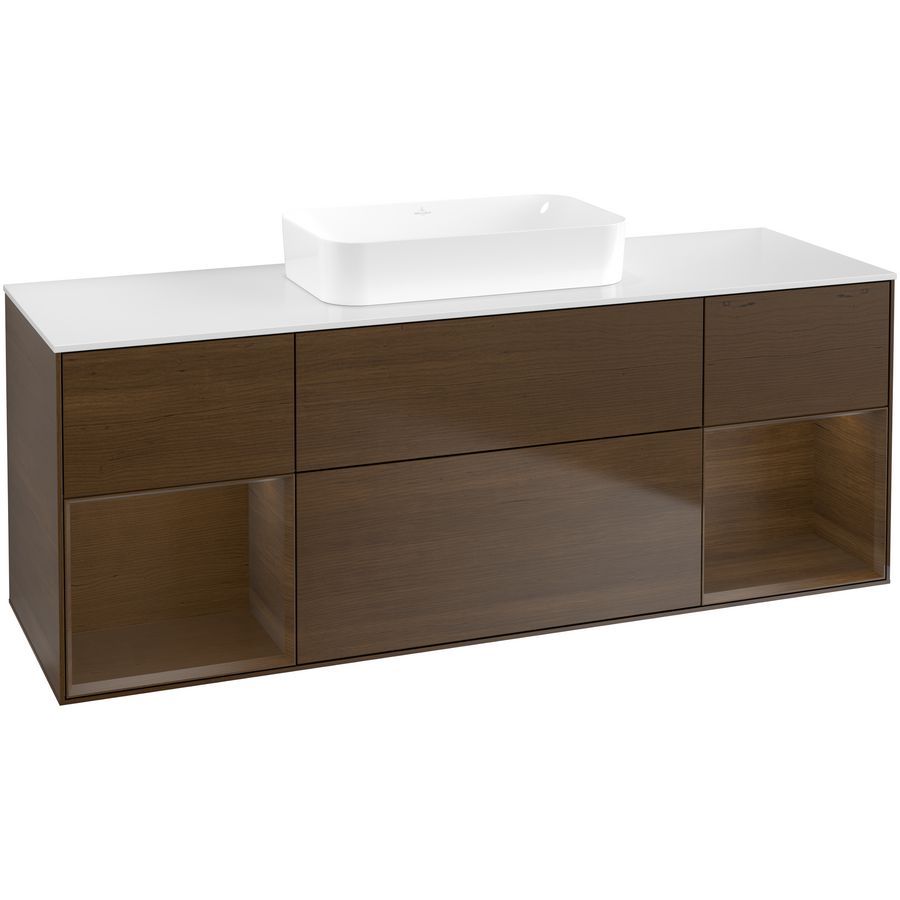 Wastafelonderkast Finion 1600x603x501mm W.Veneer F741GNGN