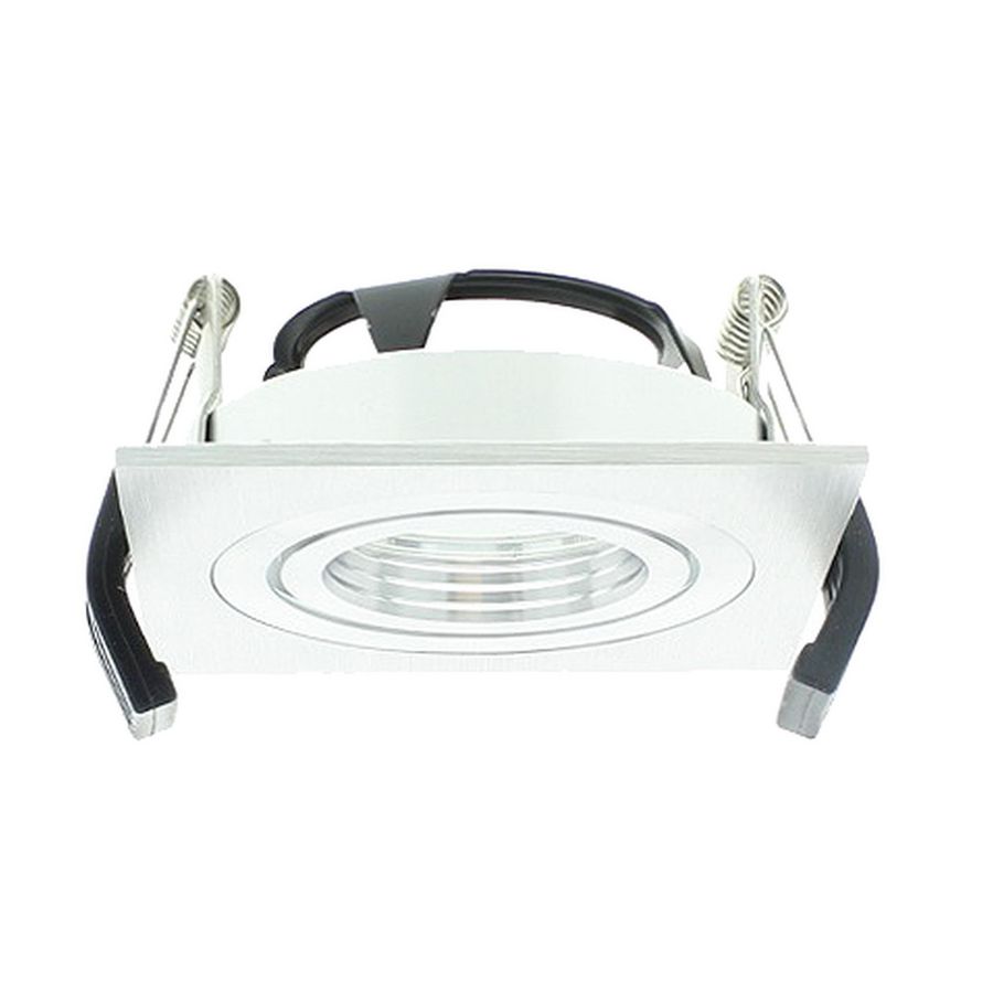 Vierkant inbouw armatuur voor Bonnita lichtbronnen Aluminium