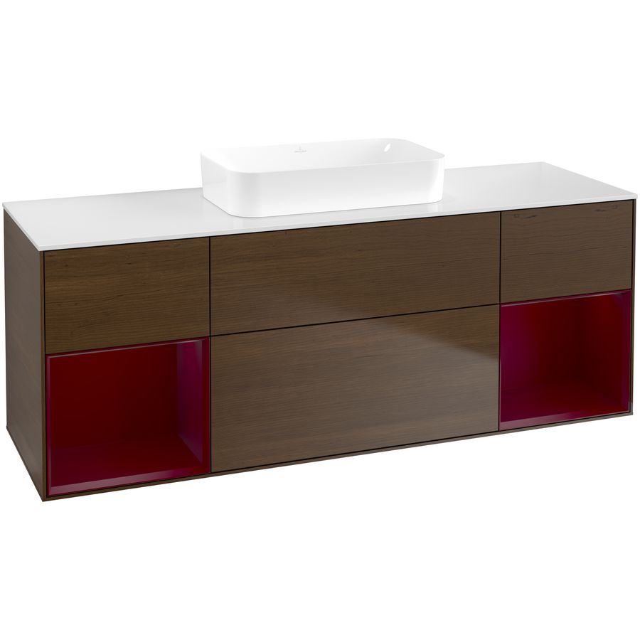 Wastafelonderkast Finion 1600x603x501mm W.Veneer F741HBGN