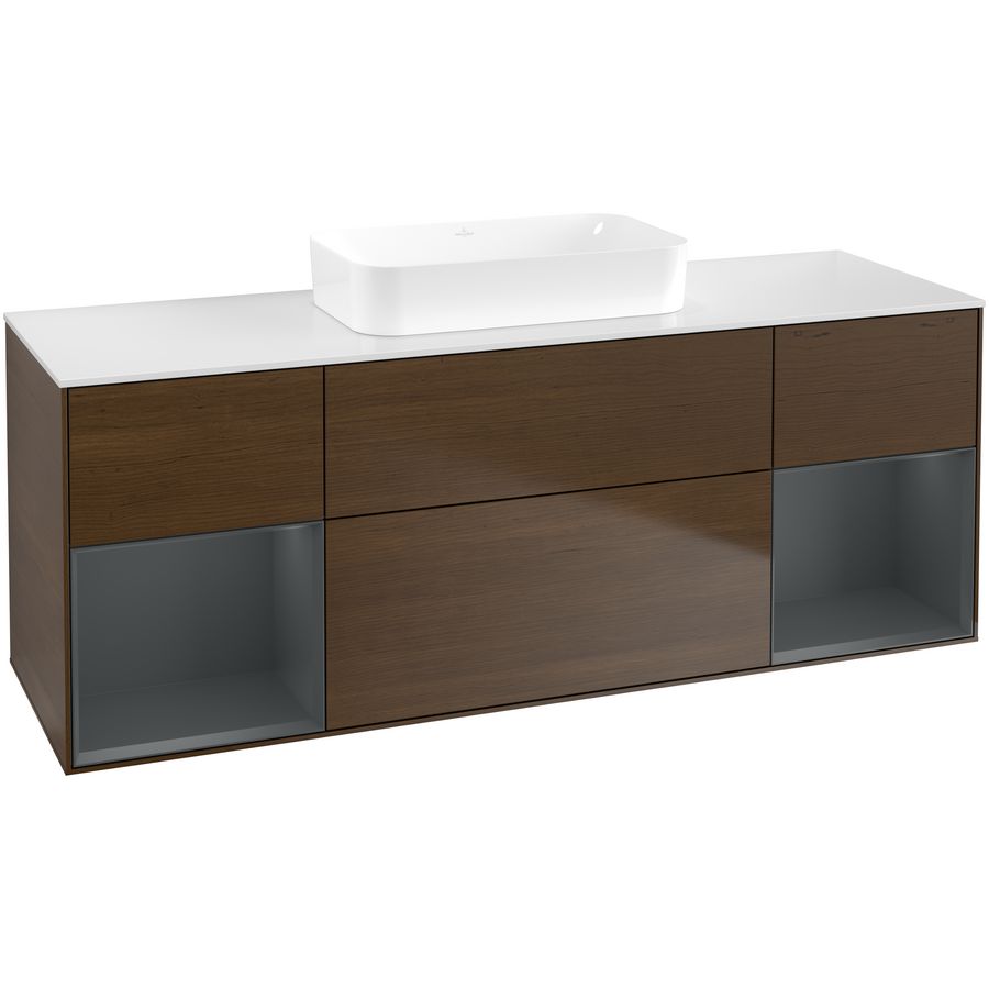 Wastafelonderkast Finion 1600x603x501mm W.Veneer F741HGGN
