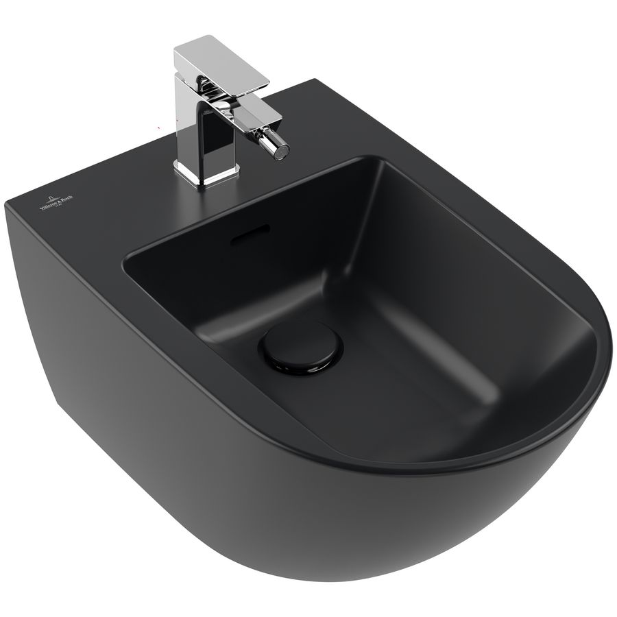 Bidet Antao 375x560mm Pure Black CeramicPlus