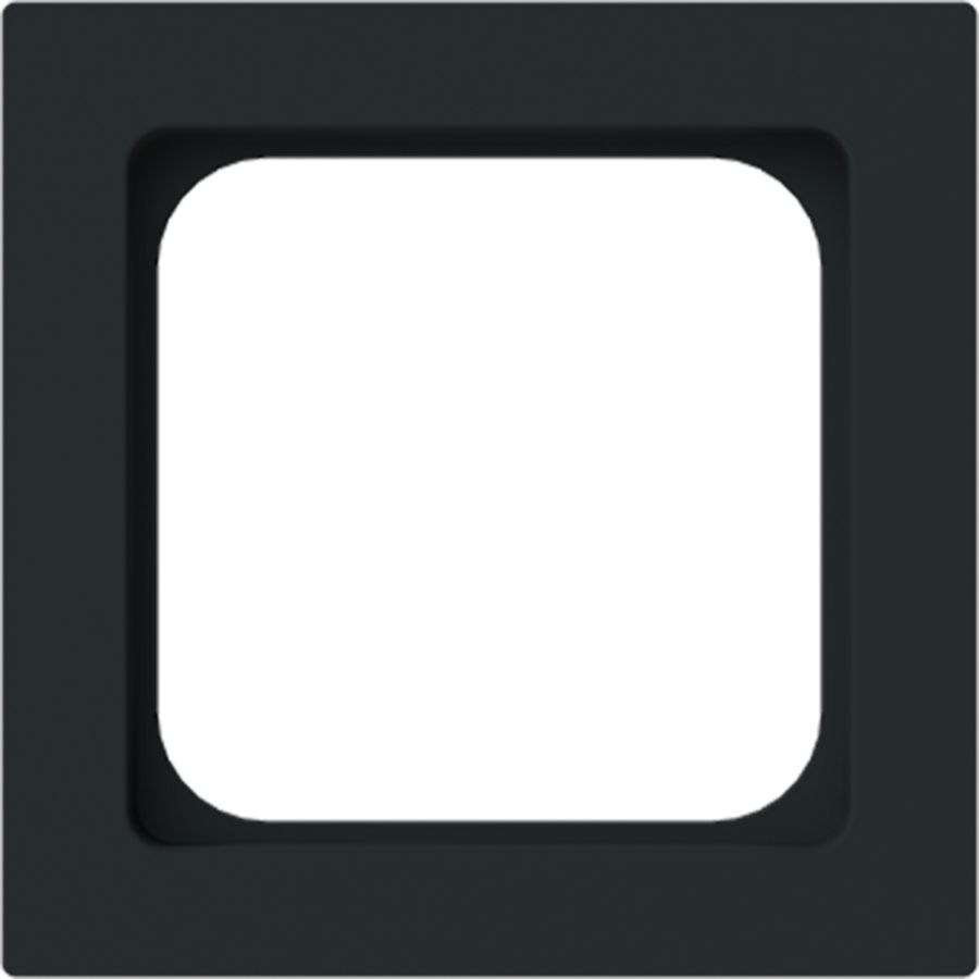 Centraalplaat verloop 50 x 50mm art-matzwart (1746/10-45M)