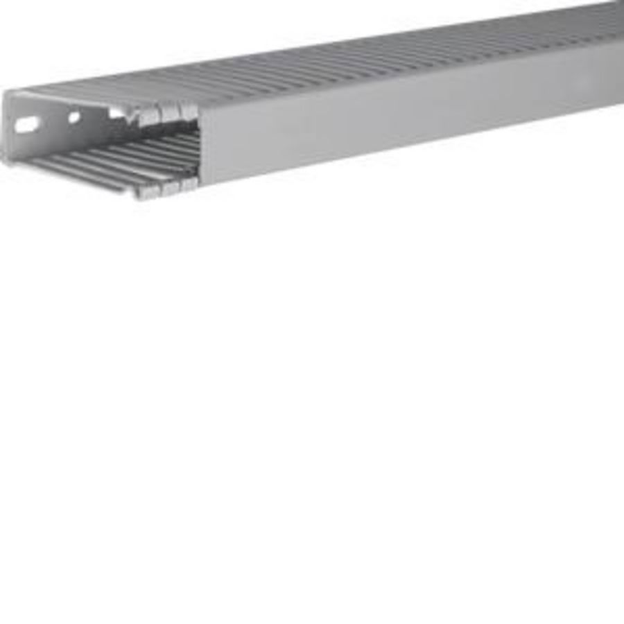 Lengte a 2m. Bedradingskoker BA6 + deksel 80x25mm grijs