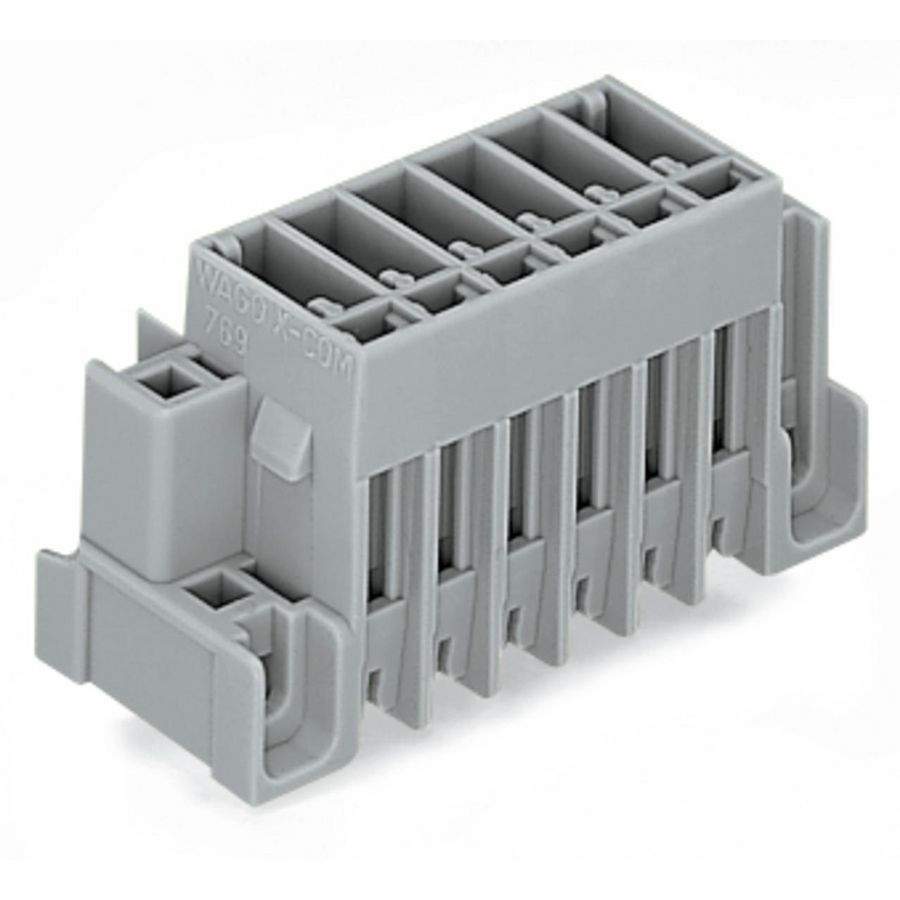 THT male steker Soldeerpen 1,0x1,0mm recht grijs VVE=15