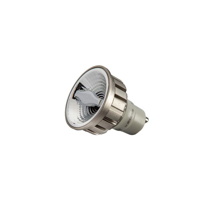 LED lamp GU10 5W 24° 2700K CRI>92 zilver