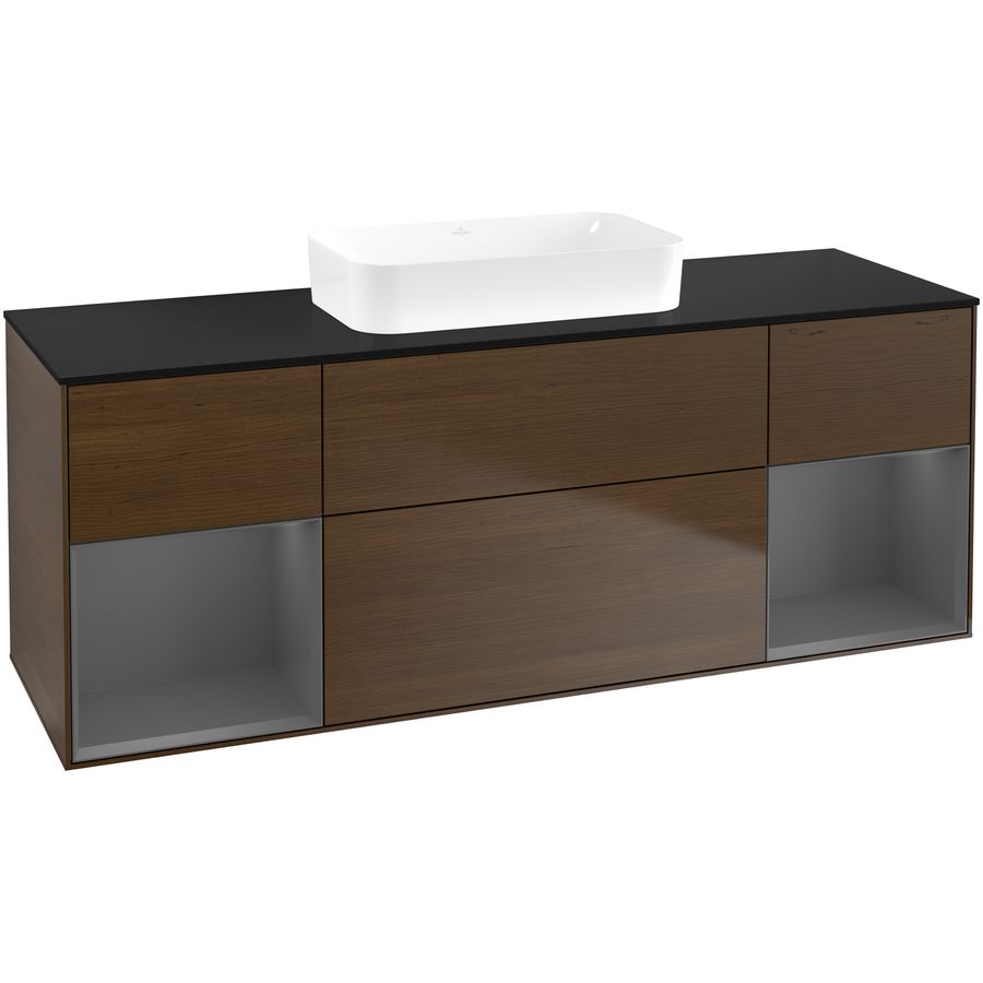 Wastafelonderkast Finion 1600x603x501mm W.Veneer F742GKGN
