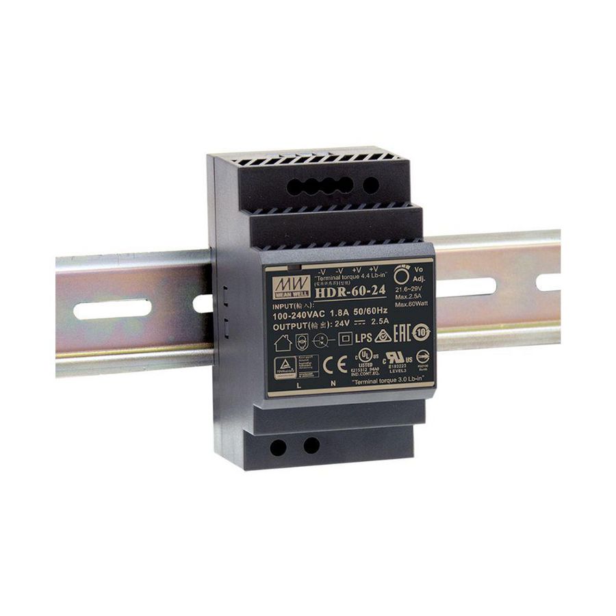 Meanwell HDR-60-24 24V 60W DIN