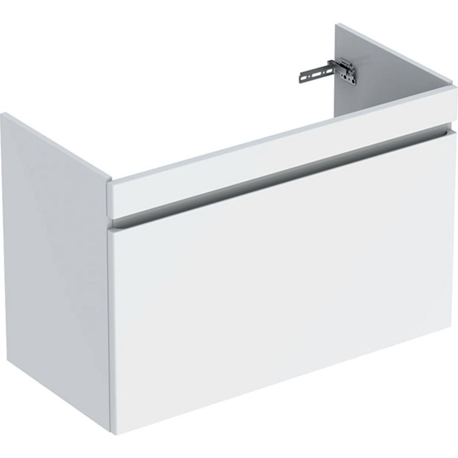 Renova Plan wastafel onderkast + lade 75cm wit hoogglans
