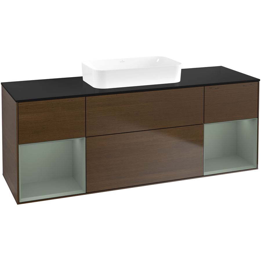 Wastafelonderkast Finion 1600x603x501mm W.Veneer F742GMGN