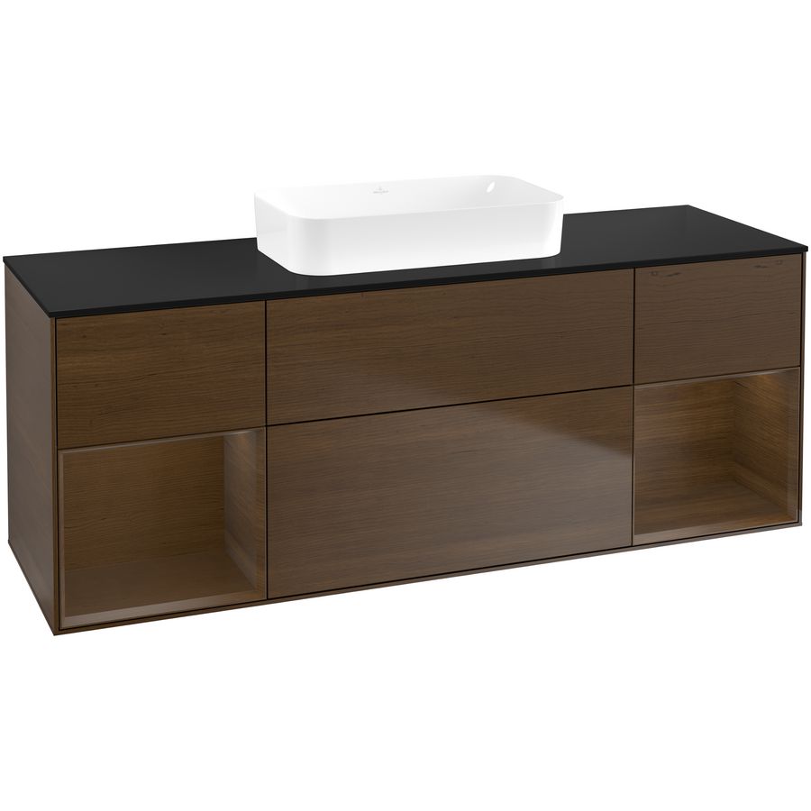 Wastafelonderkast Finion 1600x603x501mm W.Veneer F742GNGN