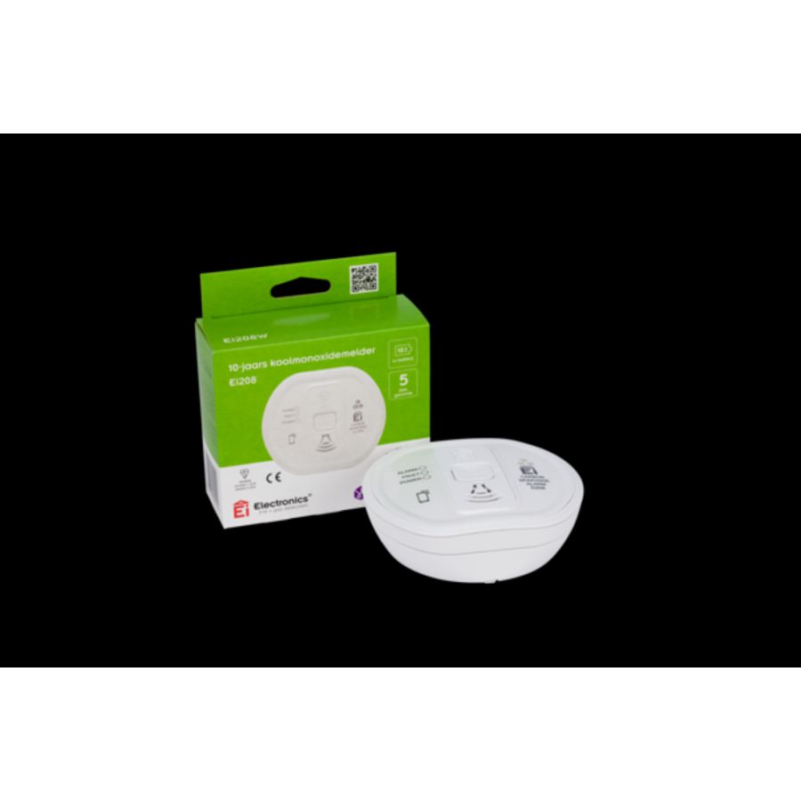 CO-melder Ei208 10-jaars lithium met audiolink