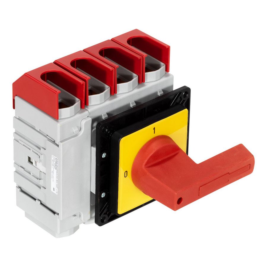 Hoofdschakelaar nood-uit 160A 4-polig 4-gats frontmontage A531623