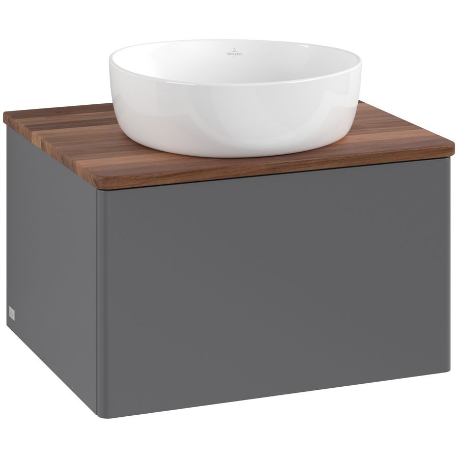 Wastafelonderkast Antao 600x360x500mm Antr. Matt Lacquer K29012GK