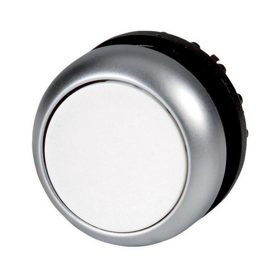Signaaldrukknop 22mm sealed wit terugverend