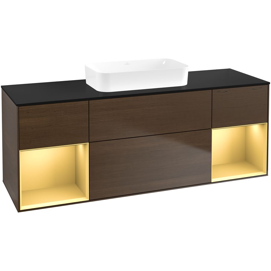 Wastafelonderkast Finion 1600x603x501mm W.Veneer F742HFGN