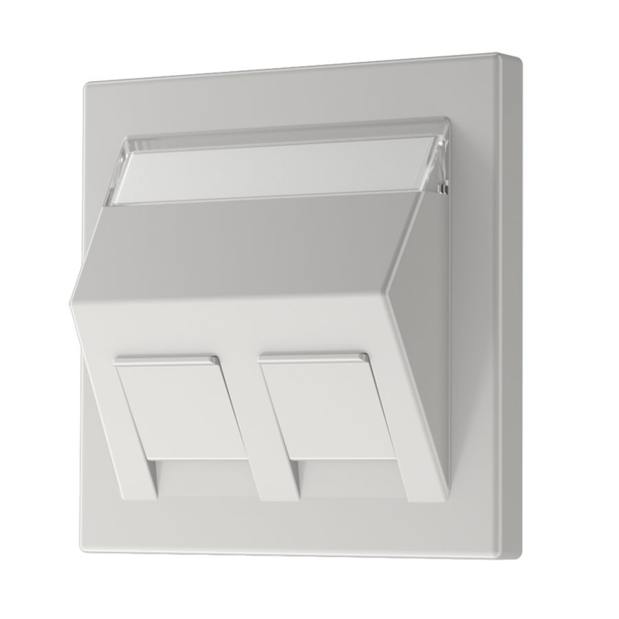 Afdekking LS990 licht grijs voor montage adapt.