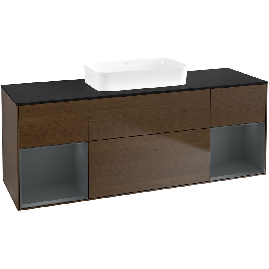 Wastafelonderkast Finion 1600x603x501mm W.Veneer F742HGGN