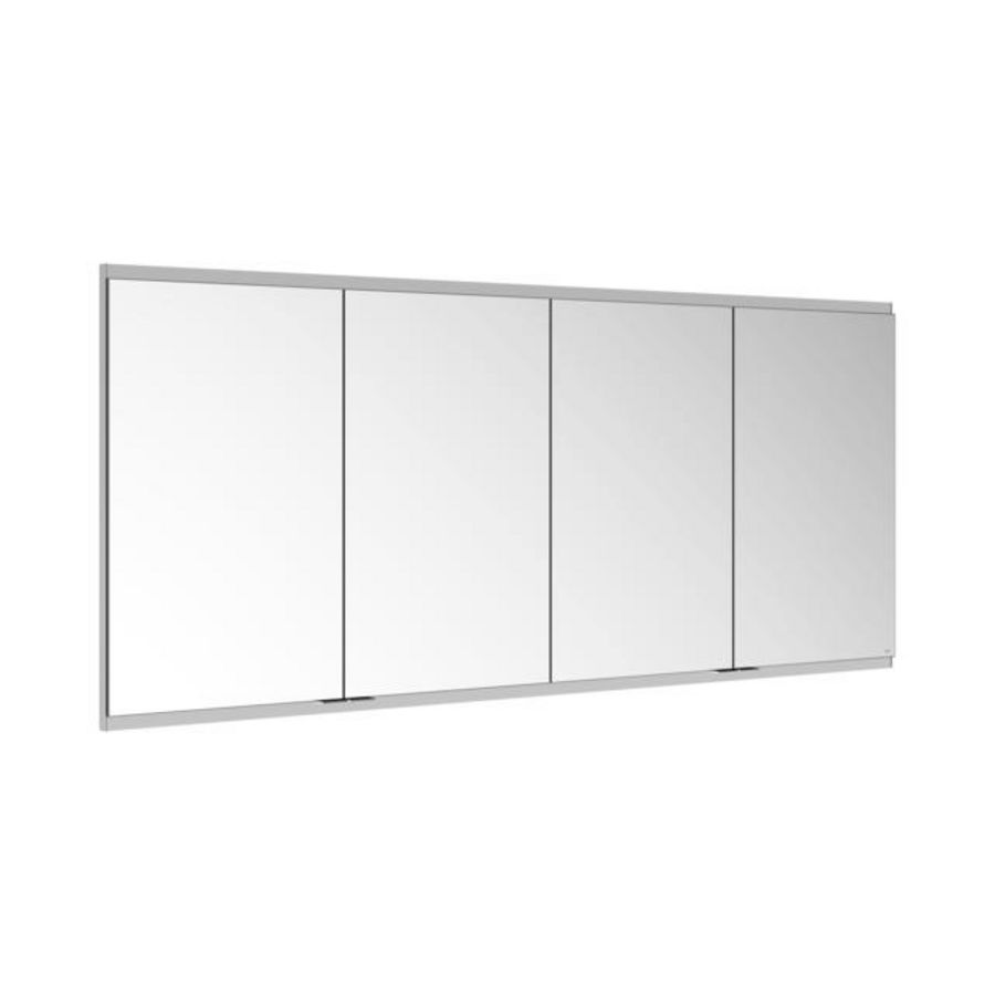 Spiegelkast inb. onverlicht 2xwcd/2xusb 1750x700x120mm zil.