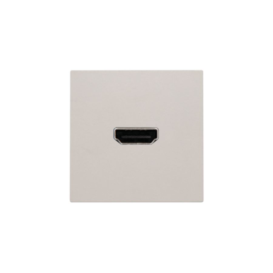 Afwerkingsset met HDMI-naar-HDMI-aansl. light grey