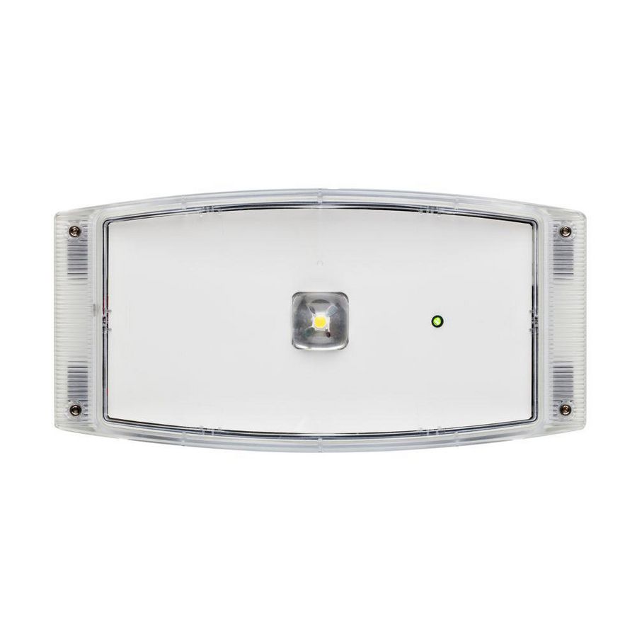 Noodverlichting decentraal AT/CGL+ 3u alu beh.IP65 vluchtr.verl. asym