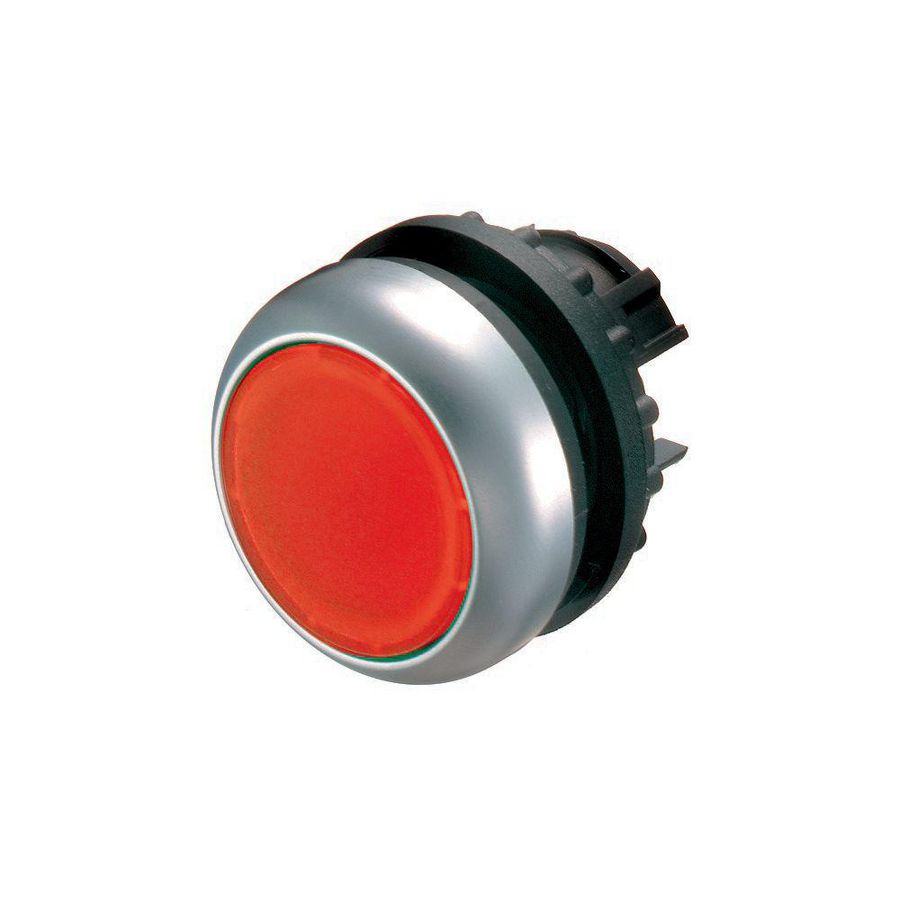 Signaaldrukknop 22mm sealed rood terugverend