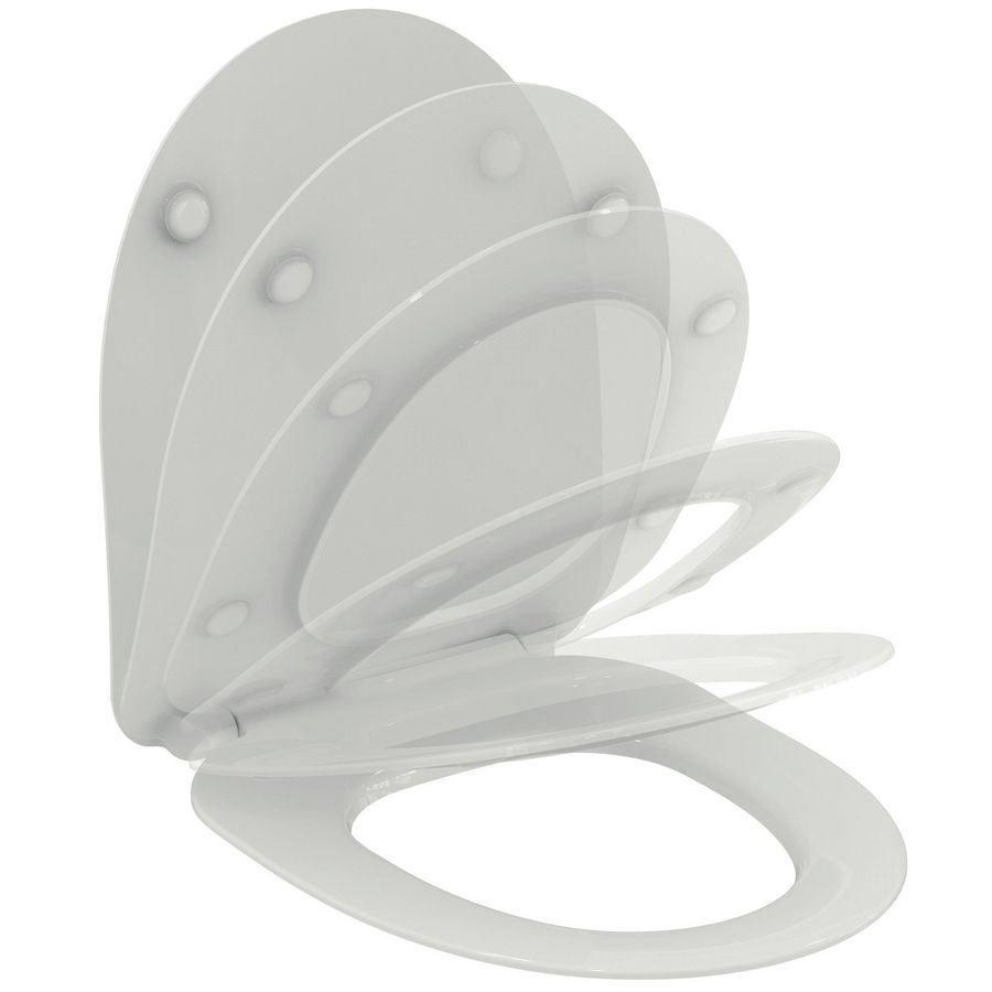 Closetzitting I.LIFE-A sandwich softclose afneembaar wit