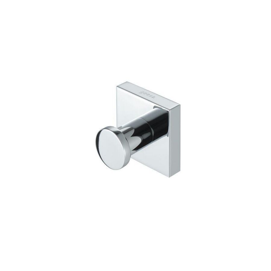 Closetaccessoireset Nelio chroom (rolhouder/borstelgarnituur/haak)