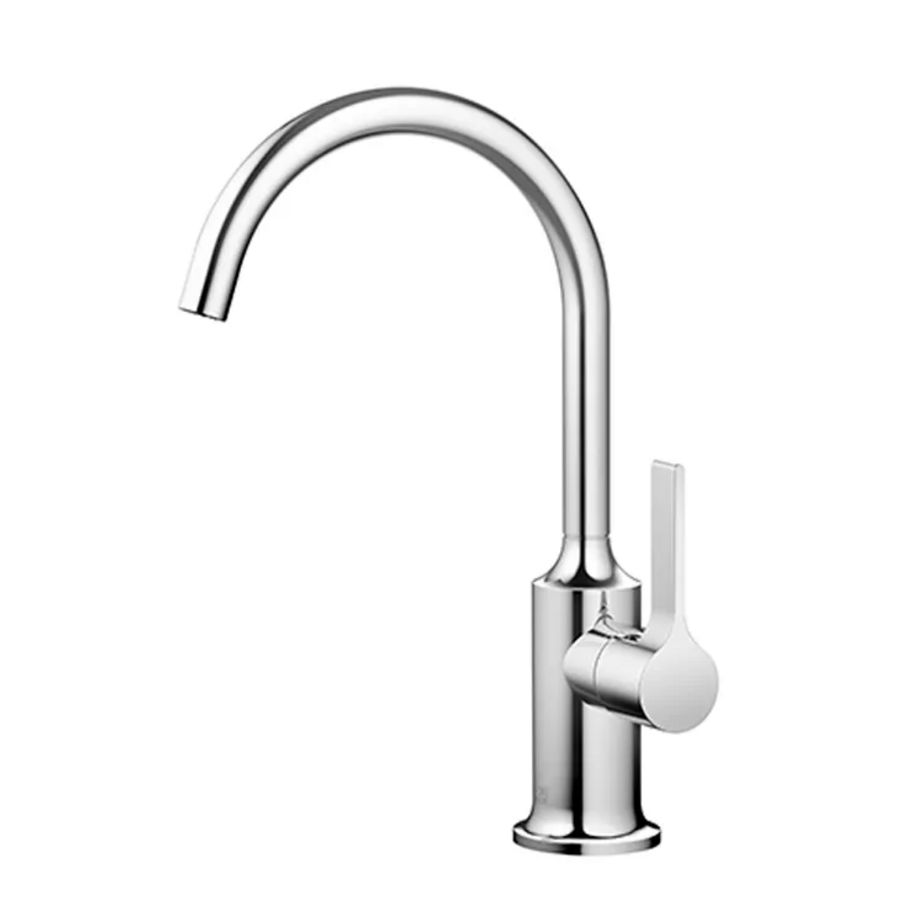 Eengreeps wastafelmengkraan VAIA z. afgar. DB geb