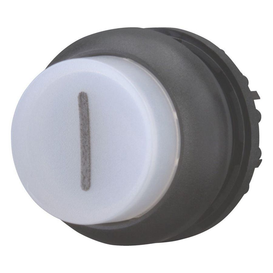 Signaaldrukknop hoog wit I terugverend M22S-DLH-W-X1