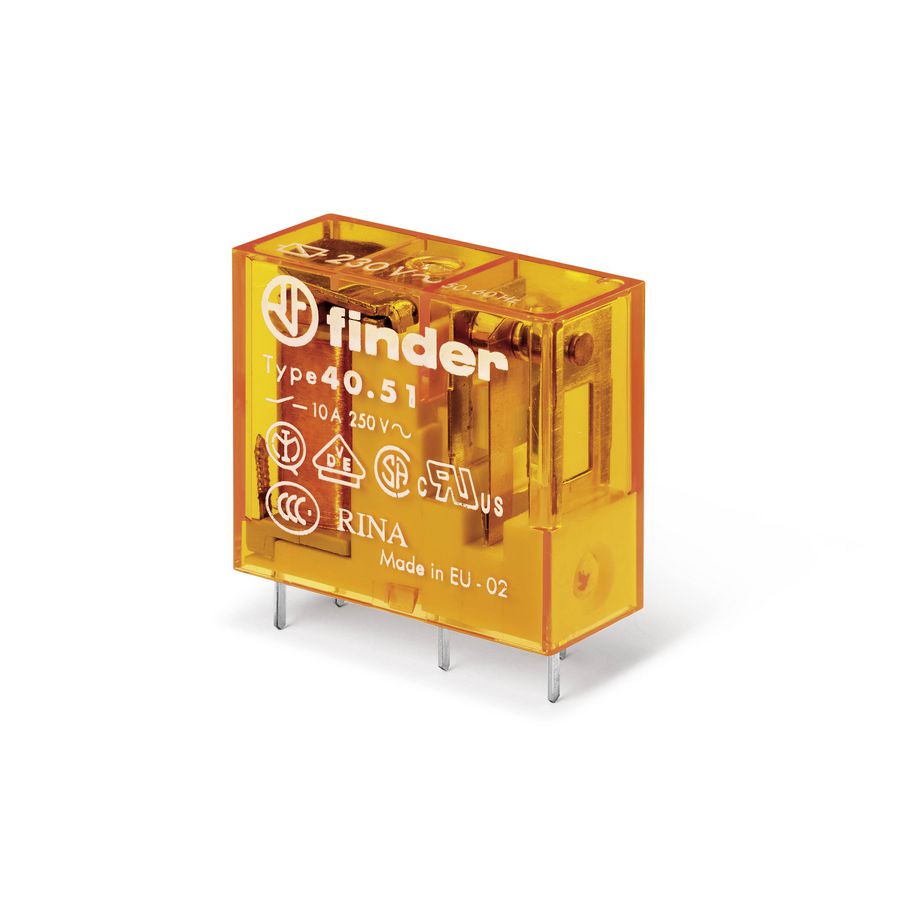 Schakelrelais 1 maakcontact 10A 24V AC serie 40