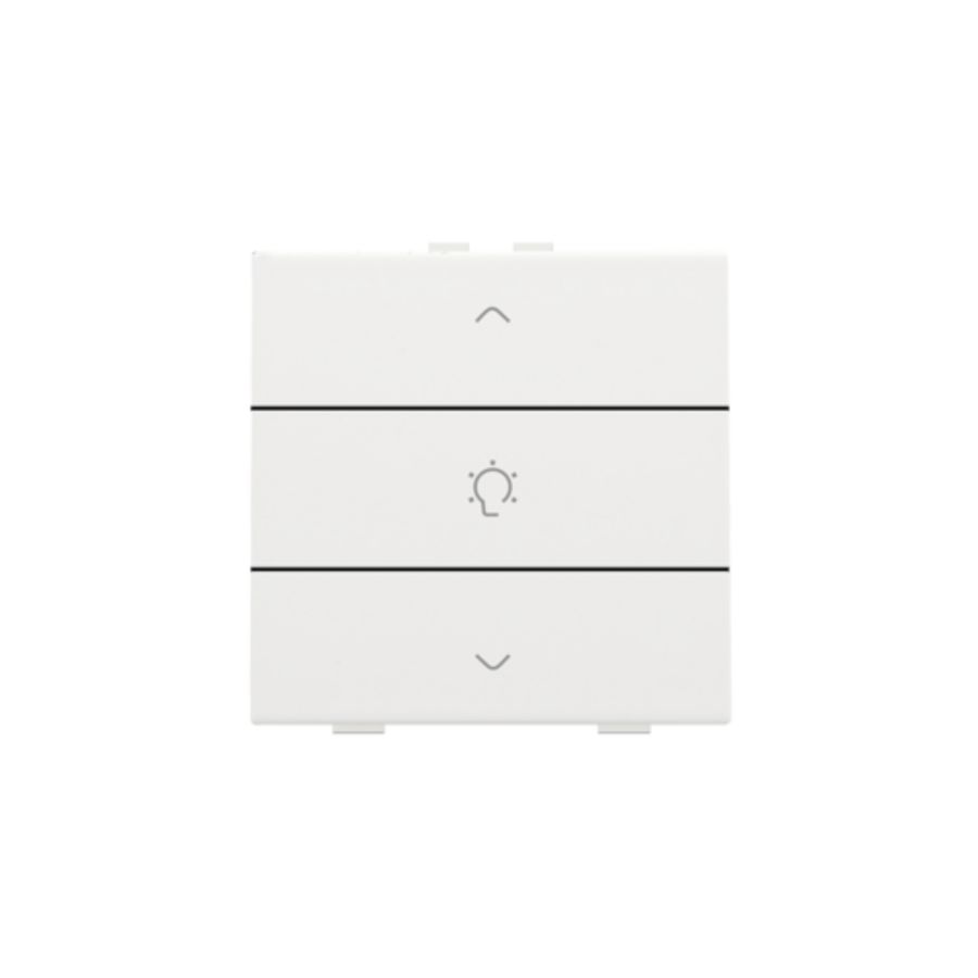 Enkelvoudige dimbediening Home Control white coated